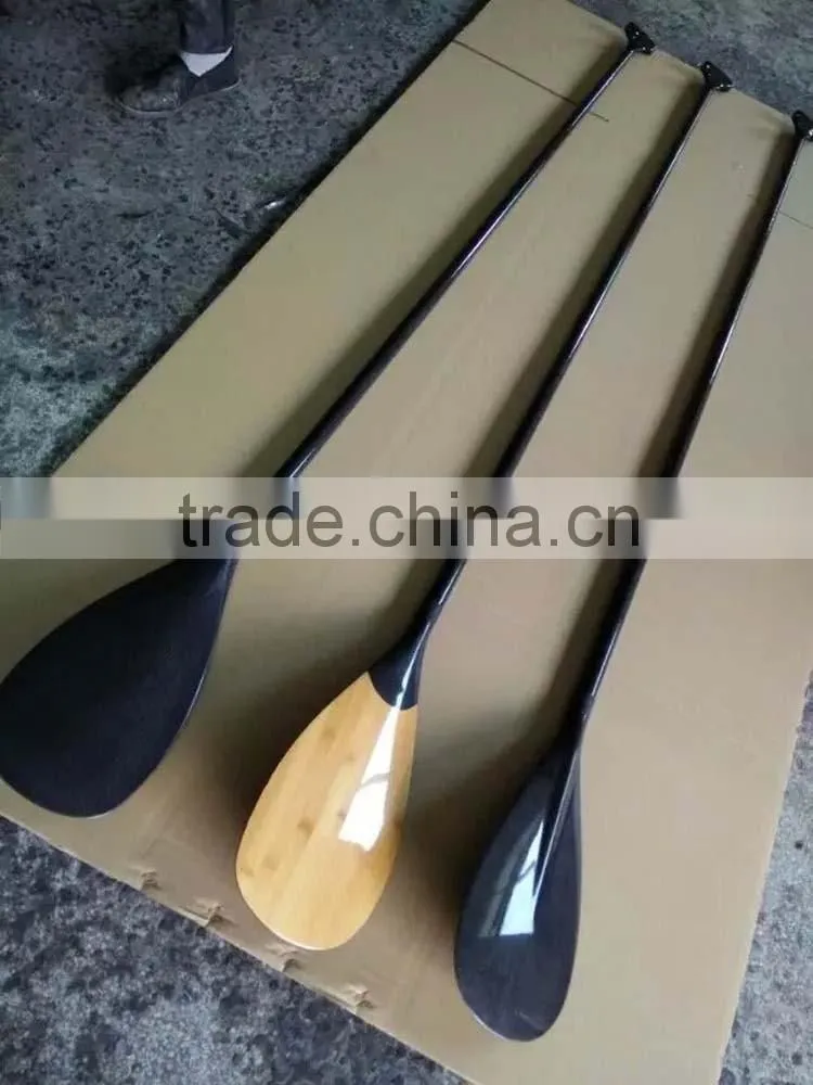 3 parts adjustable full carbon fiber sup paddle stand up paddle