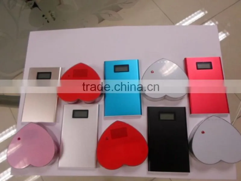 Romantic and lovely wedding charger plates handy power charger for mobile phone 4000mah 4400mah