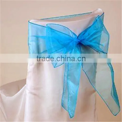Beautiful Organza Chair Sash for Wedding Decoration