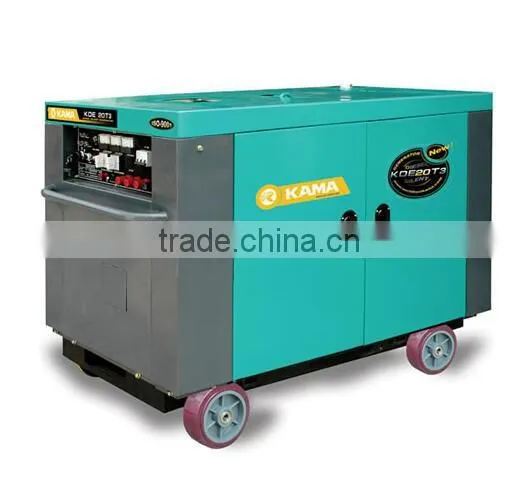 KAMA 18.75kva Three phase small diesel generator silent type