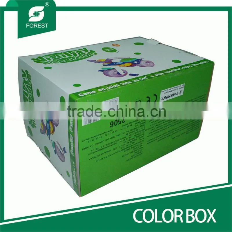 CUSTOM MADE ACCEPT CORRUAGTED COLOFUL BOXES FOR RIDE DRIVING PACKAGING