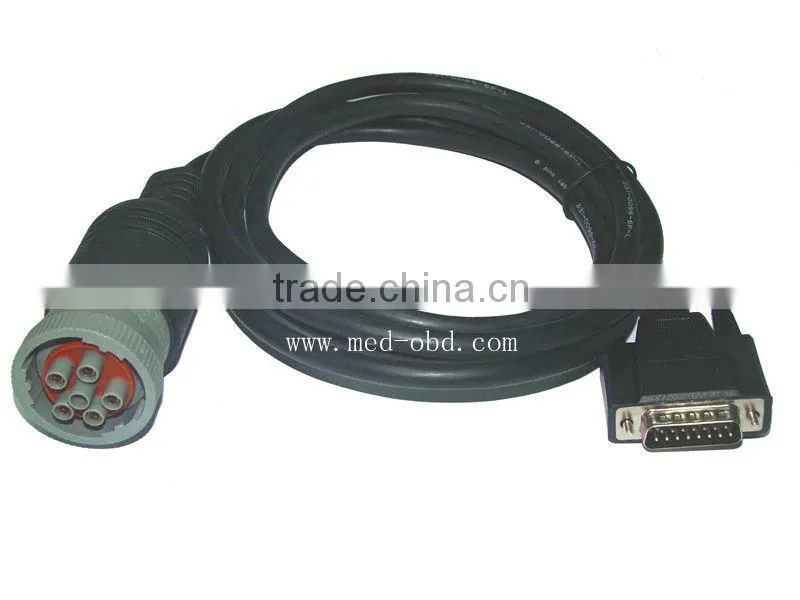 OBD2 cable OBD2 Interface DB15PM to 6PF for Cummins YS564Z