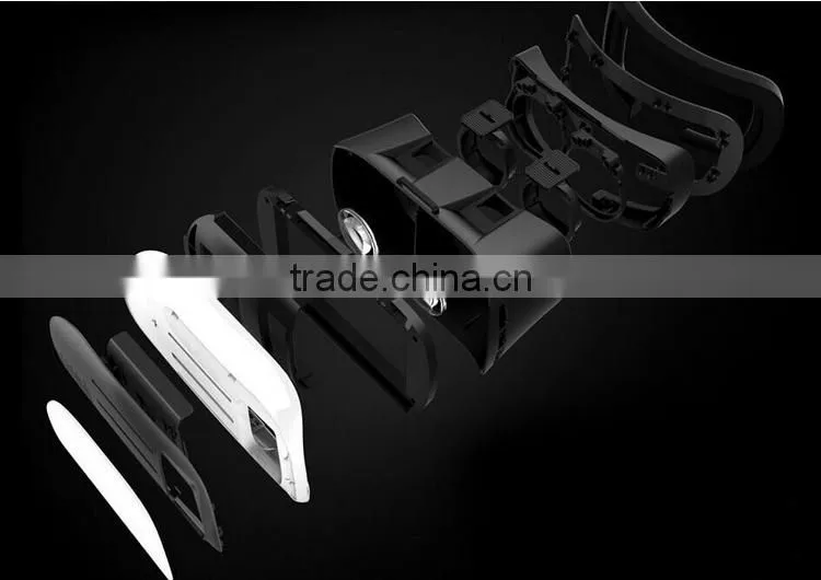 2016 China made hot sale VR case, 3d glasses VR box for blue film video
