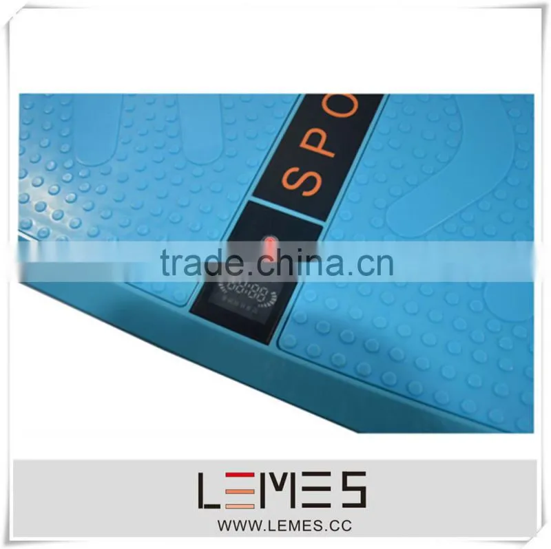 2015 LEMES ulrathin oscillating vibration plate machine crazy fit massager
