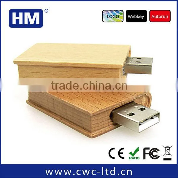 128gb shenzhen factory alibaba wholesale high speed book shape wooden pendrive