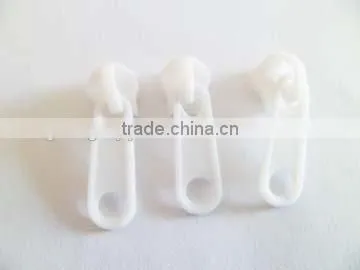 3# plastic nylon zipper plastic slider non lock slider canvas bag slider electrostatic prevention slider