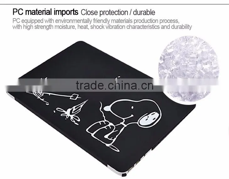 Cartoon Snoopy Case For Macbook Pro, PC Case For Macbook Air 13 inch