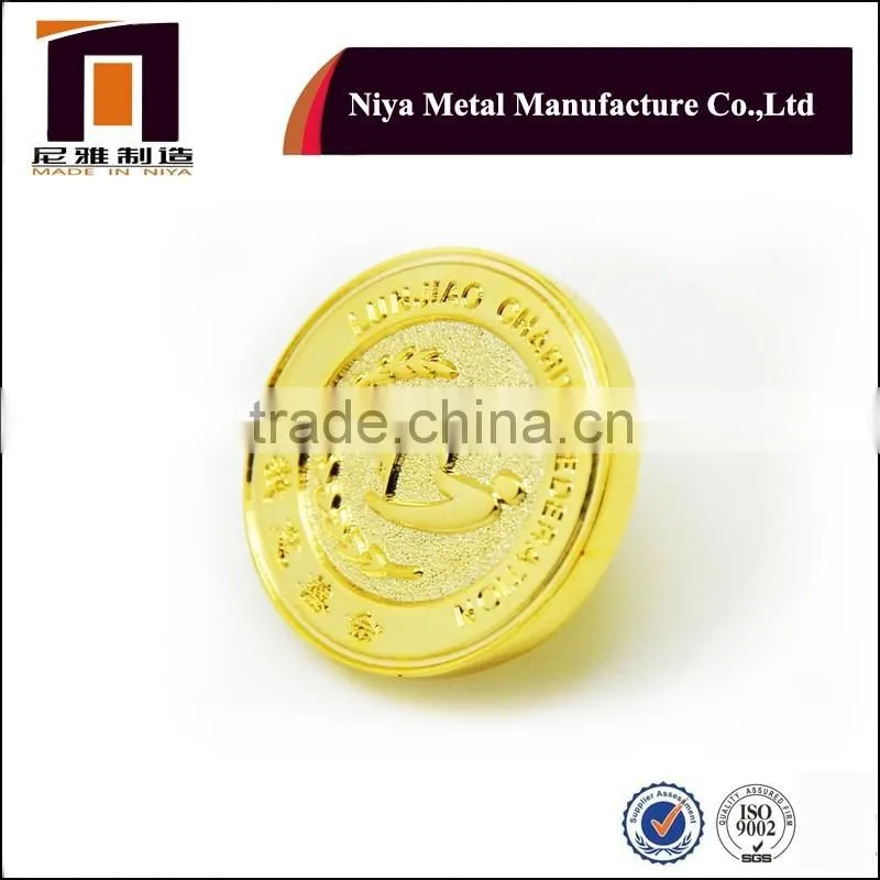 Gold Charity Federation heart Lapel Pin mark