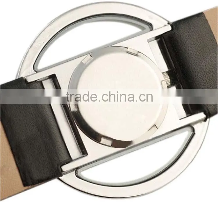 Discount Leather Watch Bands Transparent Dial Strap designer Quartz Big Face dicount Watches,discount luxury watches