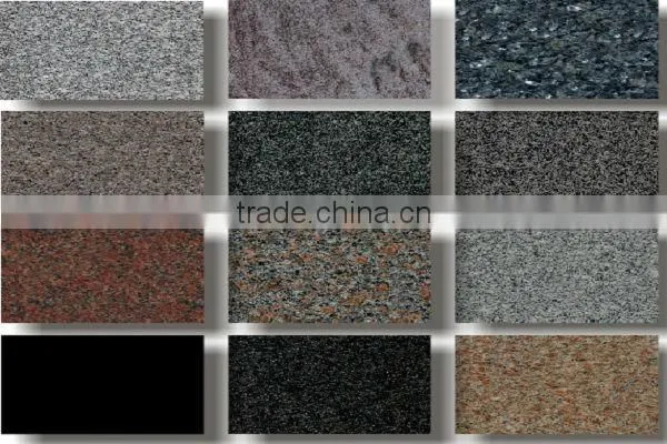 2015 new black granite slab