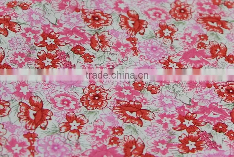 100% cotton custom digital printing cotton lycra fabric