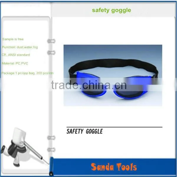CE approved uv protection safety goggles