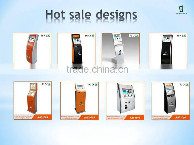 bank new card issue kiosk with document scanner