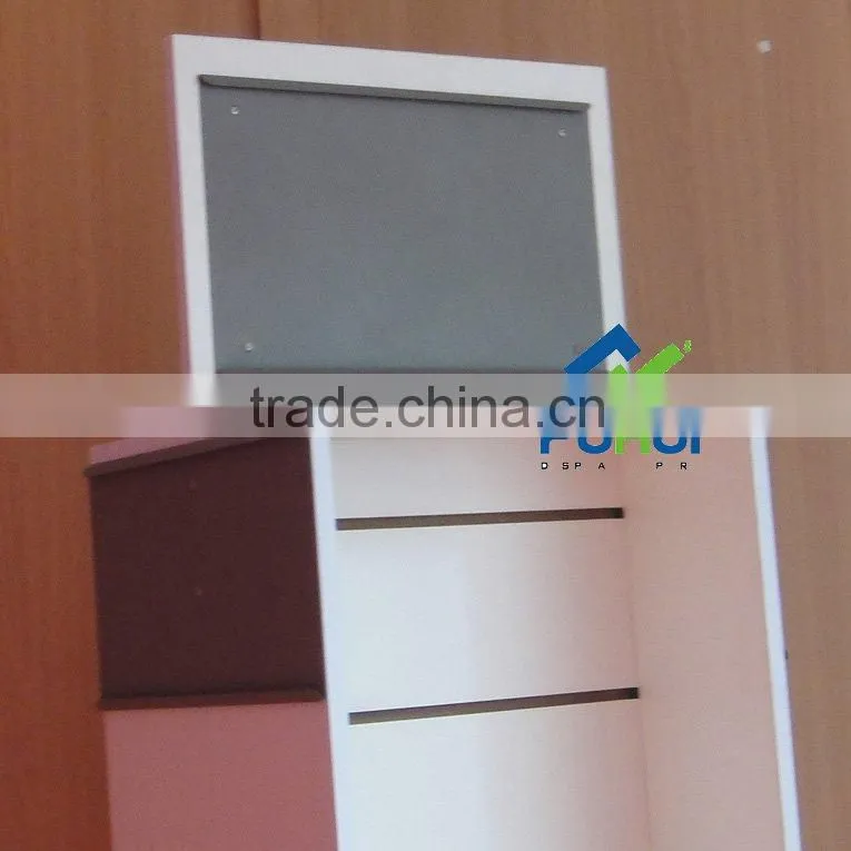 rolling double sides MDF display fixture