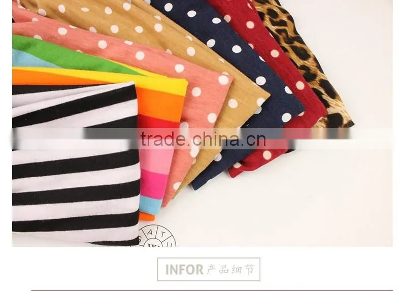 Hot Women Cotton Turban Twist Knot Head Wrap Headband Twisted Knotted Hair Band