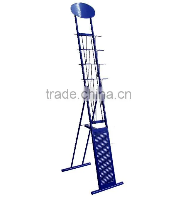Metal magazine rack, magazine holder