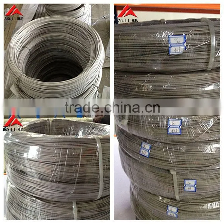 high purity ASTM B863 Gr1 Titanium wire
