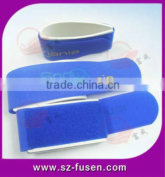 Nylon+EVA magic tape Sports Armband with Enterprise Logo