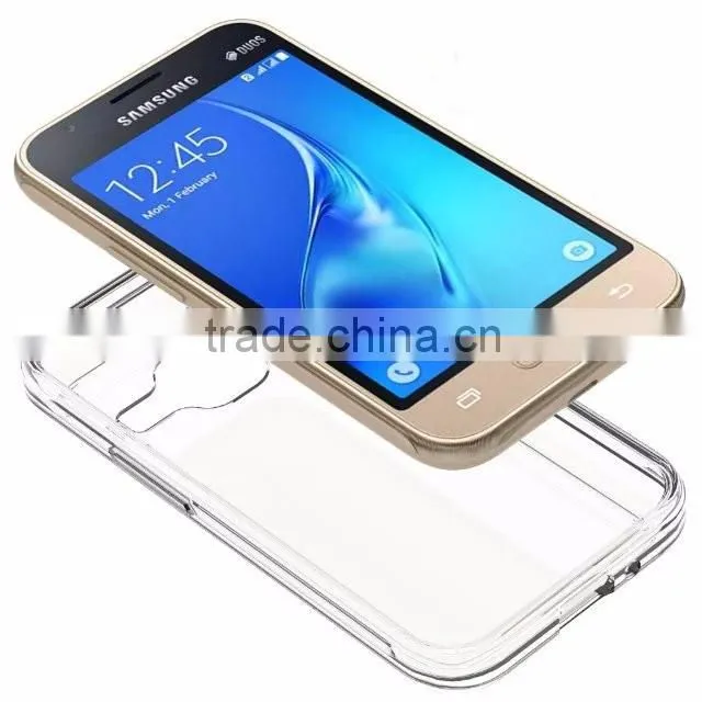 Samco Scratch-Resistant Slim Clear Shock Absorbing for Samsung Galaxy J1 Mini Armor Case