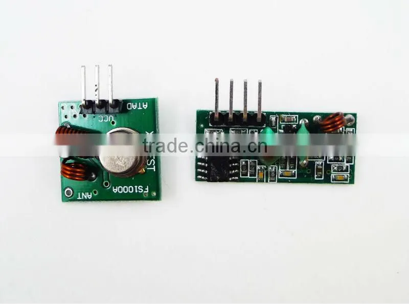 433MHZ or 315MHZ RF transmitter and receiver link kit for ARM/MCU WL