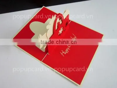 Viet Nam Pedicab 3d greeting card