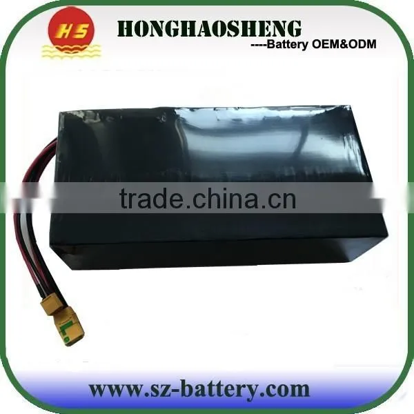 Deep cycle rechargeable 72V 60Ah Lifepo4 battery pack with BMS and charger