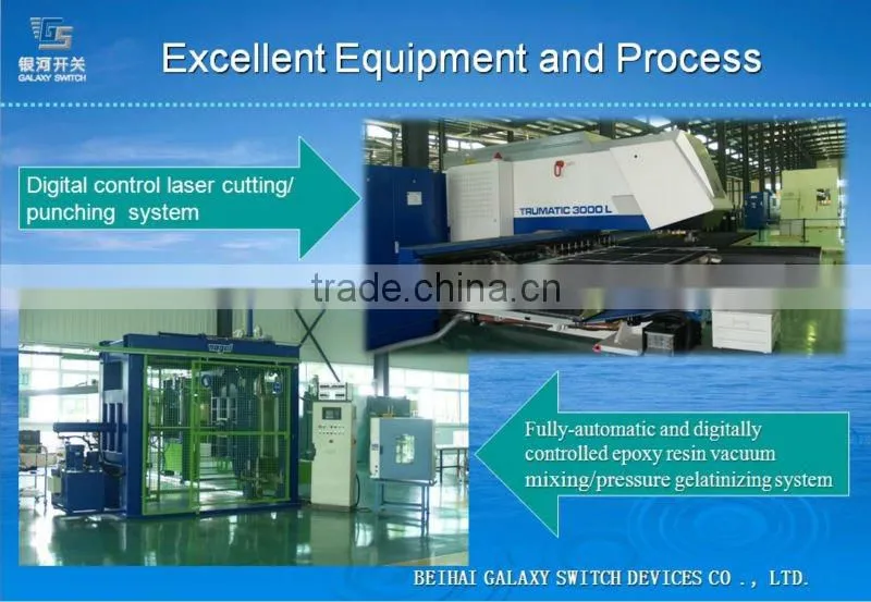 33kV Indoor Vacuum Circuit Breaker with spring actuactor, vacuum interrupter,overall small resistance