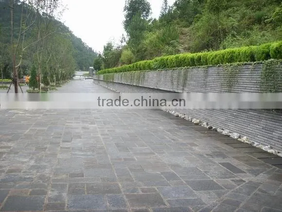 honed popular chinese black basalt pavers