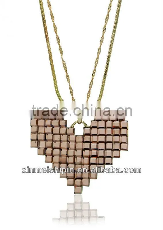 2013 pendant necklace & heart shape necklace LN066-2