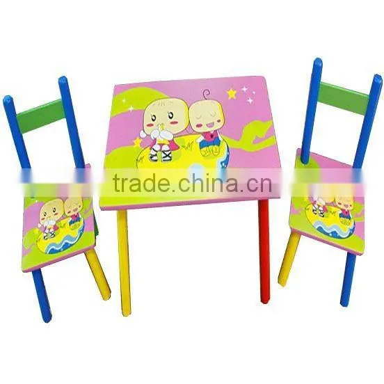 61*61*7cm Top Quality Kids Desk and Chair with Promotions