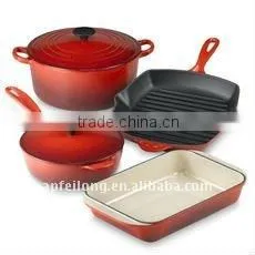 cast iron fry pan with handle