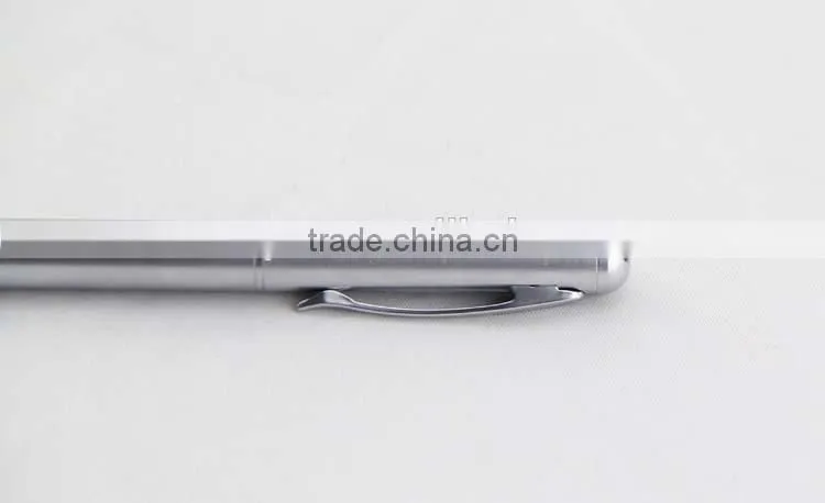 high grade unique design lighting logo metal pen