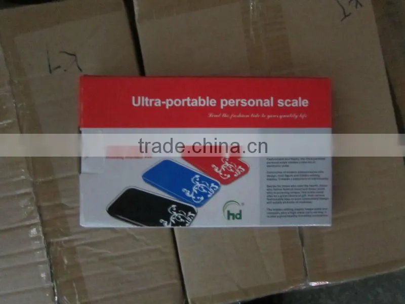 Portable mini size digital bathroom scale with CE