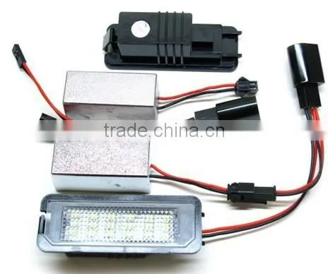 On promotion led License lamp 18 LEDs For VW Golf 4 EOS 06~09 custom license plate