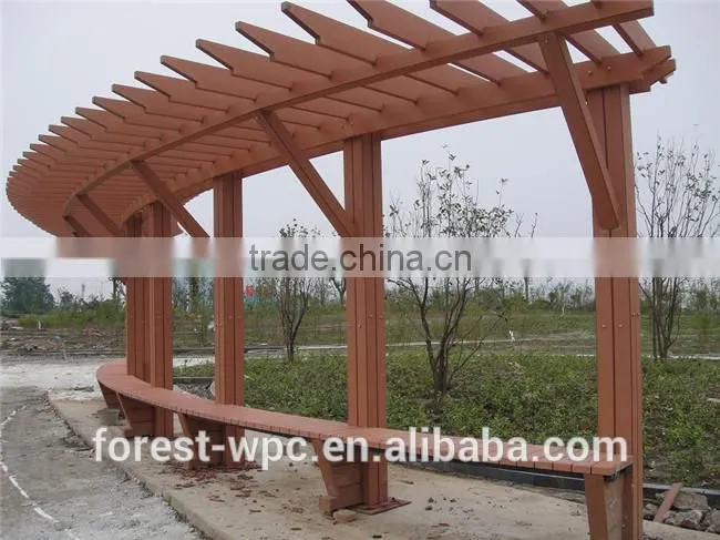 weather resistant timber tube material pergola construction material