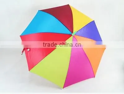 Take a whistle straight bone rainbow child's umbrella
