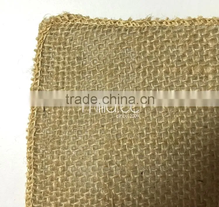 Burlap chair sash