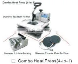 Cheap Combo 4in1 Multifuntion Heat Press machine 110V220V