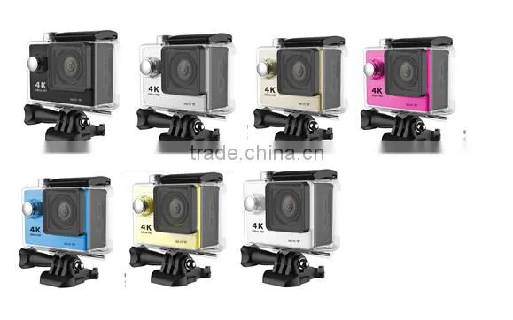 H9 4k ultra-hd action cam 1080P Zoom Time Lapse Helmet camcorder DV Video wireless sport action camera 4k with Remote control