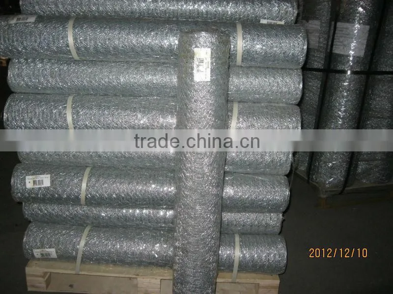factory direct sale galvanized hexagonal weaving wire netting