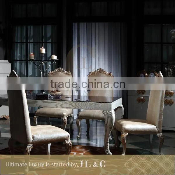 JT13-32 mdf modern dining table with solid wood from JL&C furniture lastest designs 2014 (China supplier)