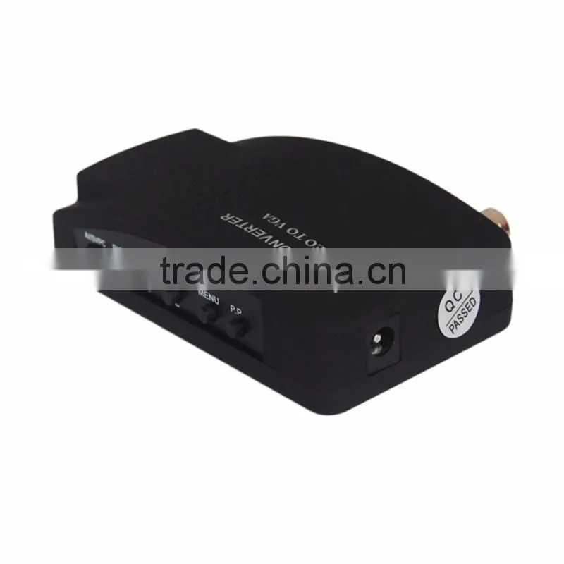 CCTV DVD DVR Camera TV S-video BNC to VGA Video Converter