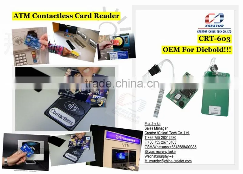 Parking System Contactless RFID USB CRT-603 13.56Mhz Card Reader