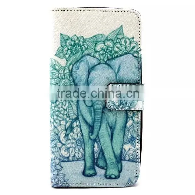 Color Print Slim Wallet Leather Case Cover For Asus Zenfone 5