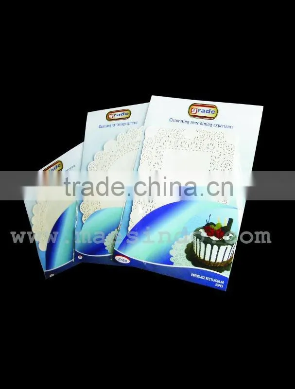 15 x 30 cm White Rectangular Paper Doyley