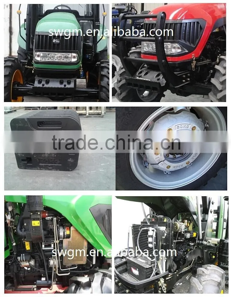 Philippines hot selling DQ854 85HP 4WD Heavy-duty Farm Tractor with ISO,CO,CE certificate