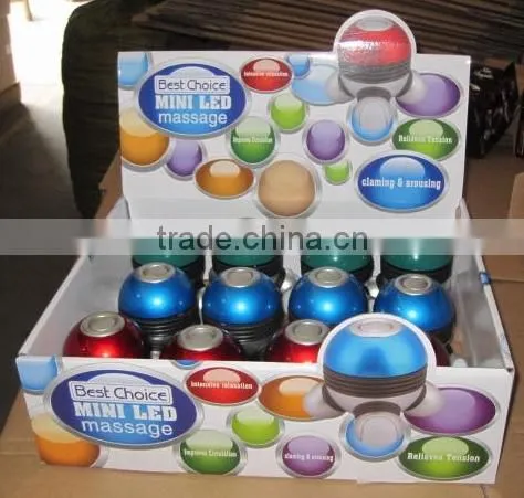 Novelty Mini LED Handheld Vibrating Massager