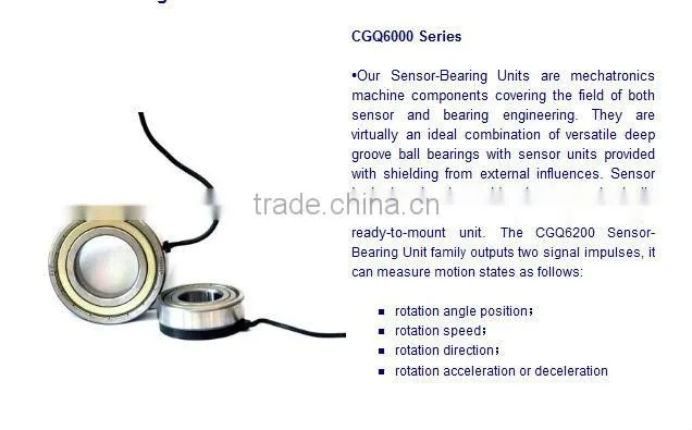 Sensor-Bearing Unit CGQ6000 Series