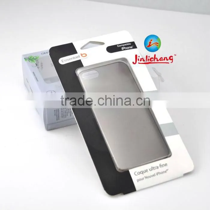 Hot sell phone case clear plastic PVC clamshell blister packaging