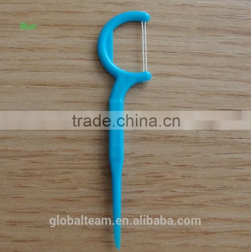 UHWMPE Dental Floss Pick with Two-Line 50 Picks